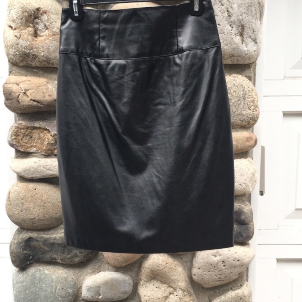 Faux Leather Skirt